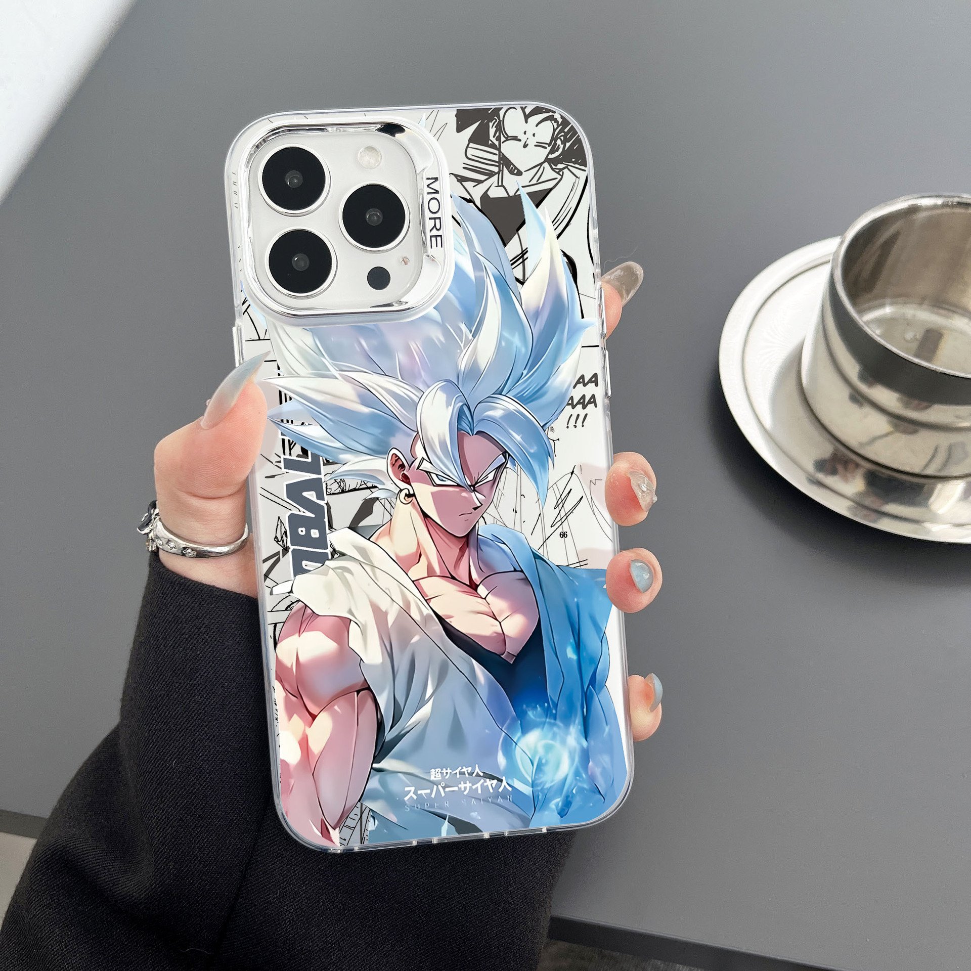 Cartoon Dragonball Acrylic Mobile Phone Case For iPhone 16 15 14 13 12 Pro max Animation Wukong Printing Shockproof Back Cover