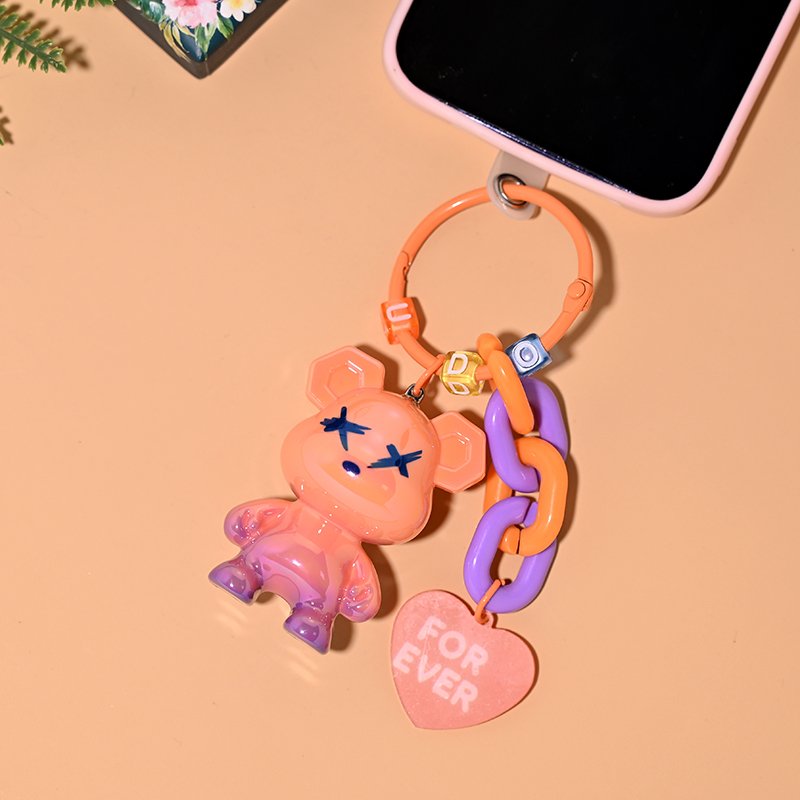 Fashion Bag Accessories Generic Phone Strap Mobile Phone Lanyard Cute Bear Phone Charms