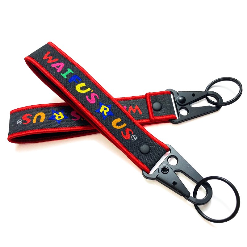 Promotional Printed Custom Hand Wrist Lanyard Mobile Phone Straps Keychain Short Lanyard