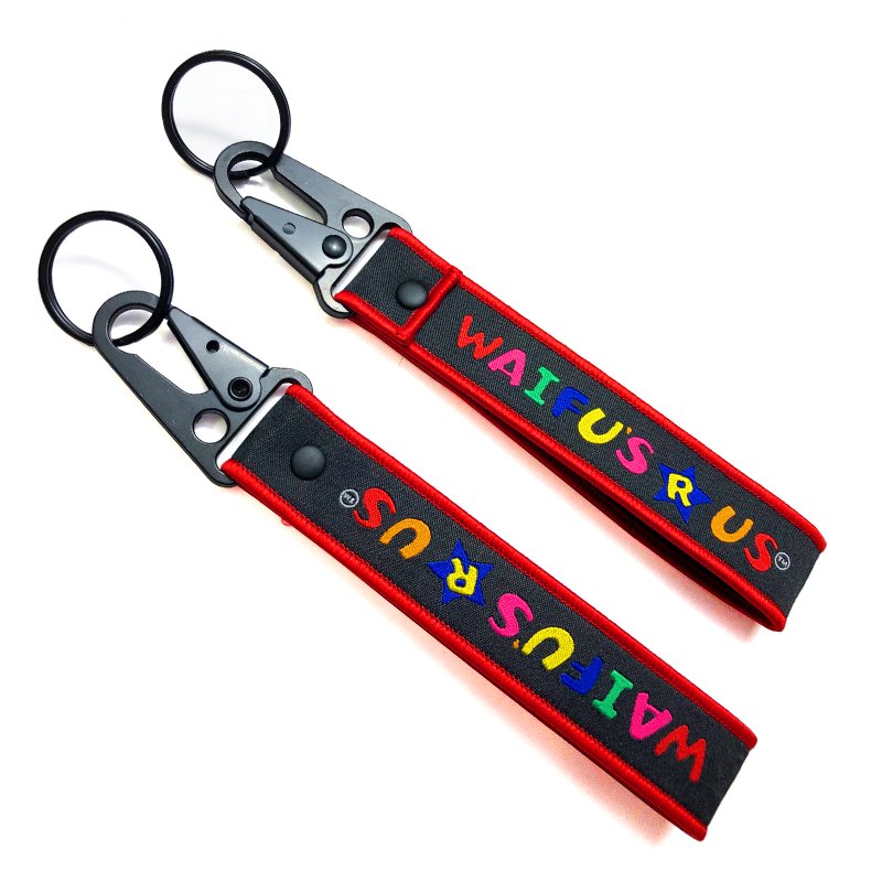 Promotional Printed Custom Hand Wrist Lanyard Mobile Phone Straps Keychain Short Lanyard