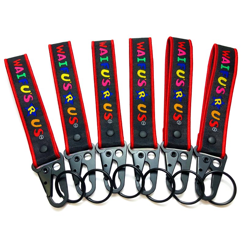 Promotional Printed Custom Hand Wrist Lanyard Mobile Phone Straps Keychain Short Lanyard
