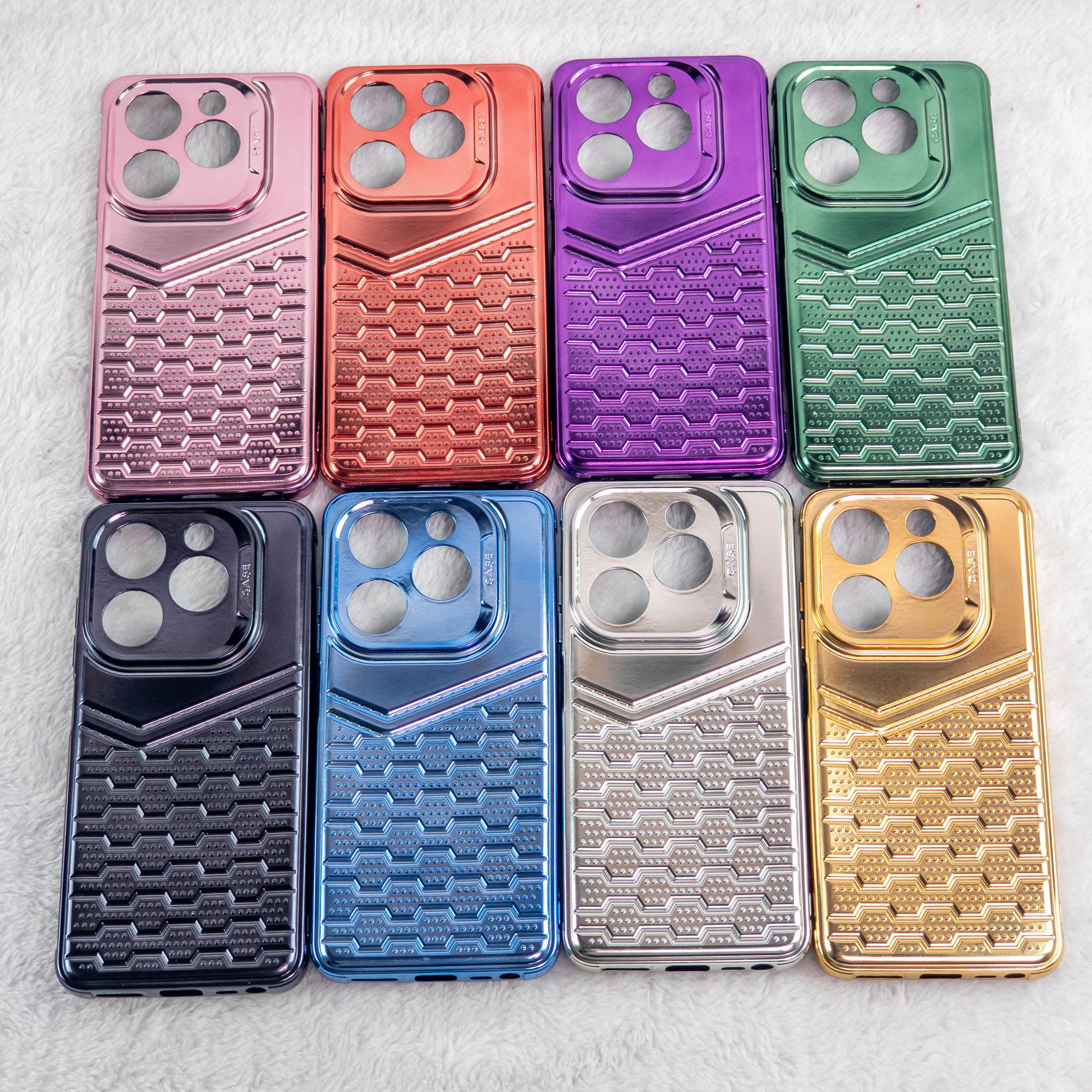 New Design Electroplated Phone case for Itel A58 S17 S56 S25 P37 S15 S24,For infinix hot30 hot 30i play Mobile Shell