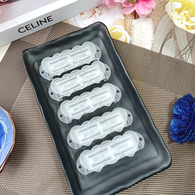 Mobile phone back clip DIY groove material clip transparent material small heart back clip mobile phone accessories