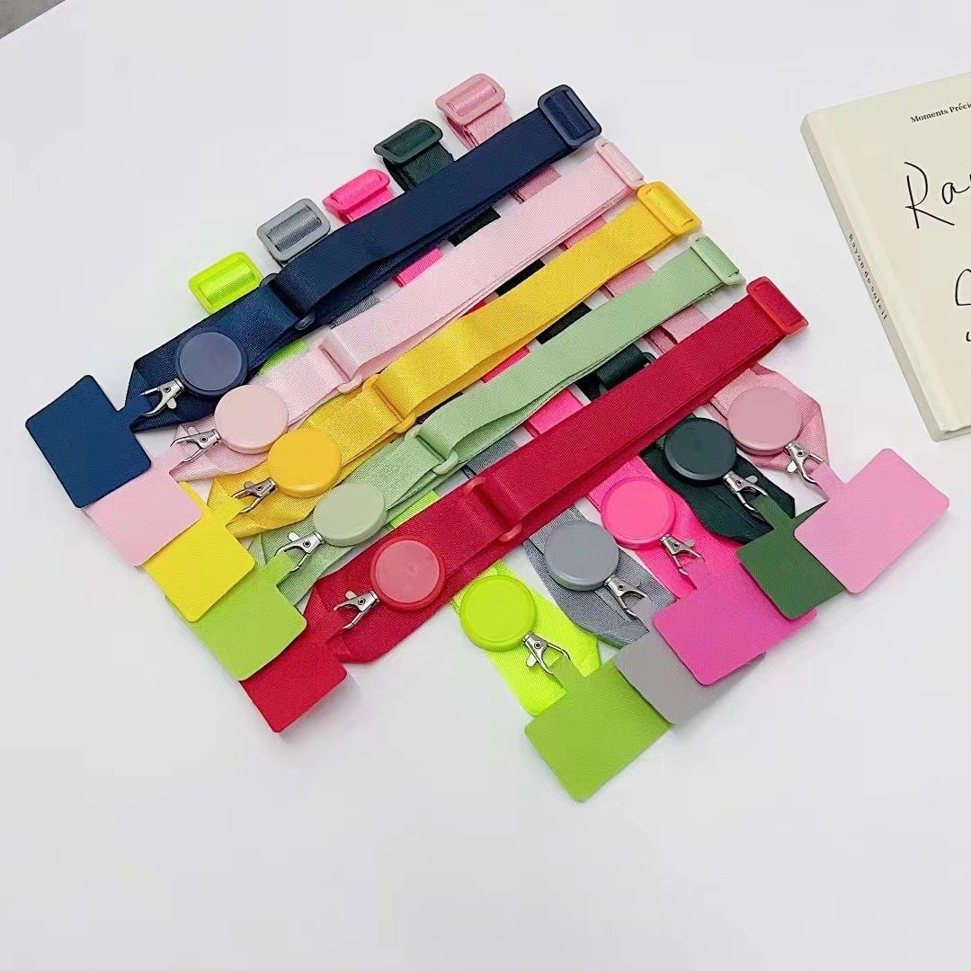 Fashion Phone Case Lanyard Accessories Neck Rope Patch Tab Long Lasso Shoulder Crossbody Wrist Charm Cell Mobile Phone Straps