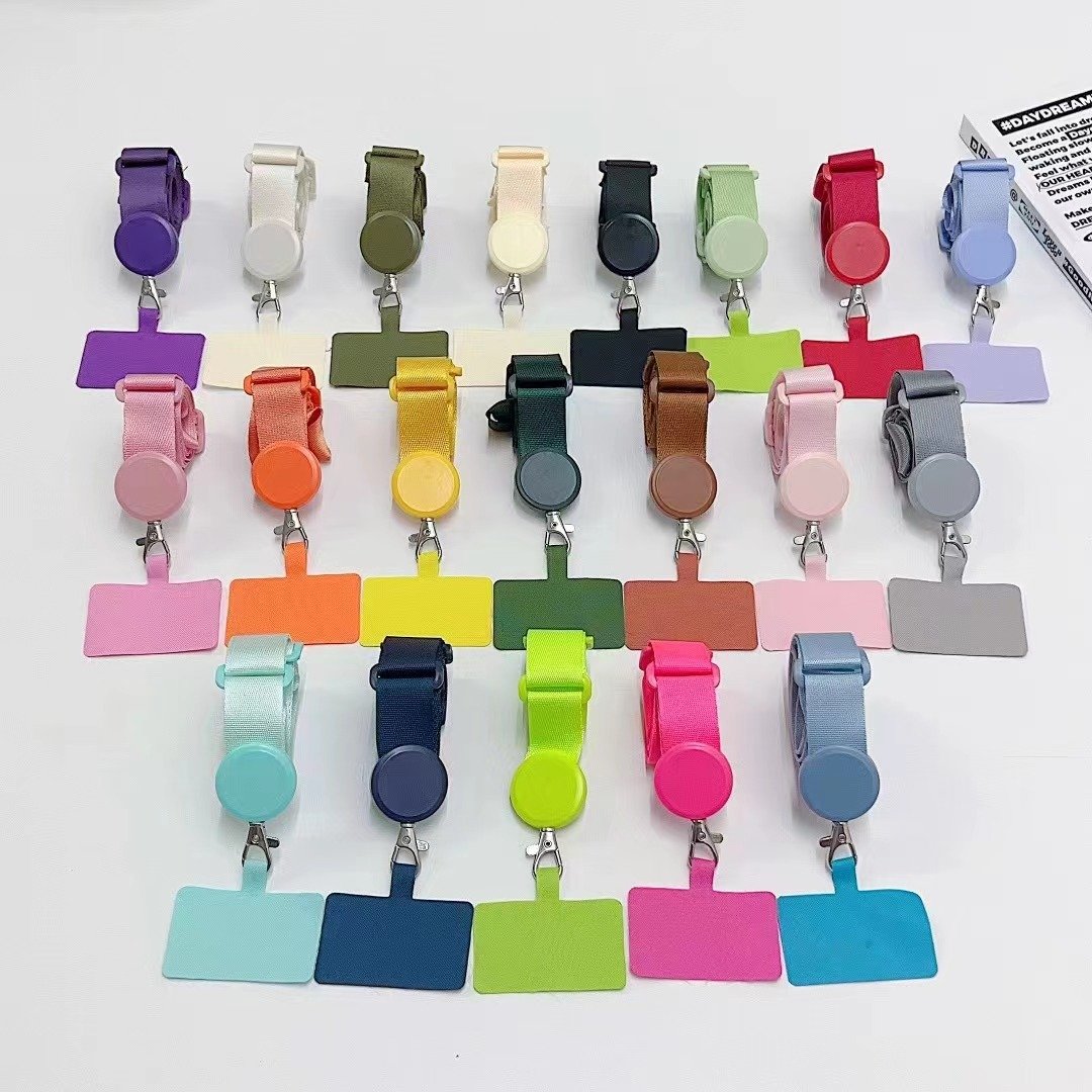 Fashion Phone Case Lanyard Accessories Neck Rope Patch Tab Long Lasso Shoulder Crossbody Wrist Charm Cell Mobile Phone Straps
