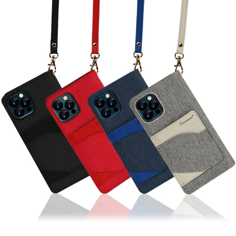 New clamshell wallet phone case shockproof phone stand release strap for iphone 13 13 pro max phone accessory