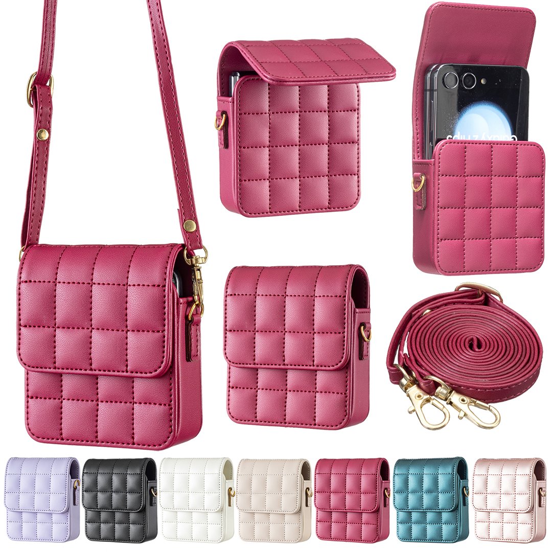 Universal PU leather women wallet Leather Case For Motorola Razr 50 ultra/Razr 50/40ultra/40/Razr 2022 with Pouch Lanyard Strap