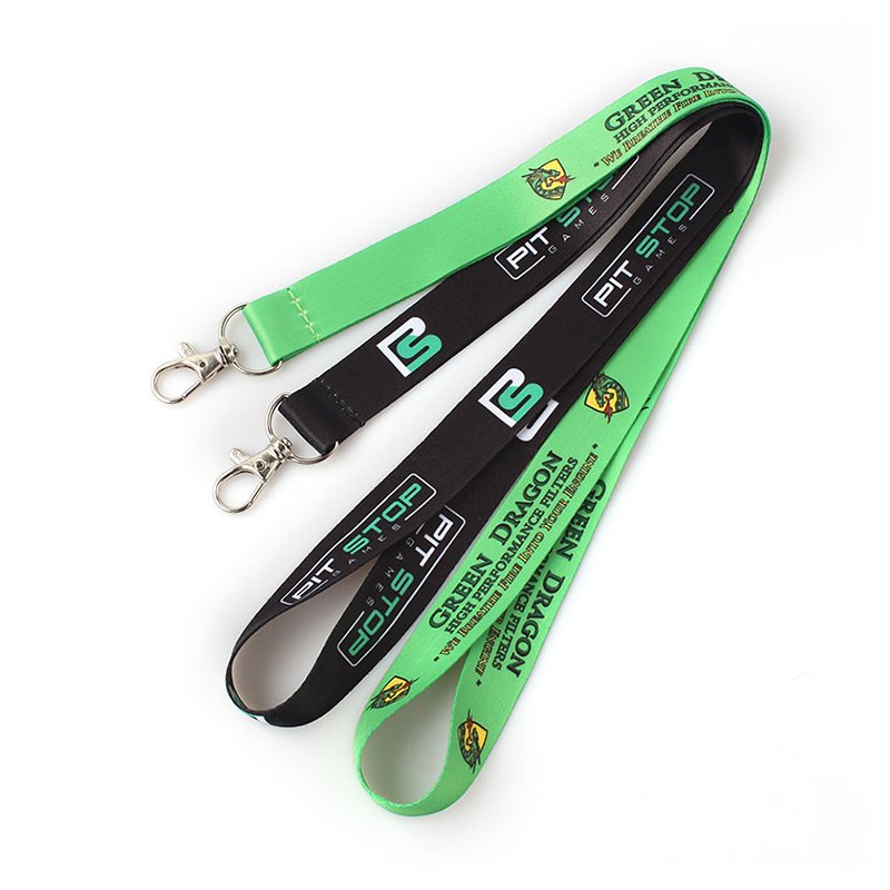 Custom Logo ID Card Badge Holder Nect Strap Promotional Silk Screen Printed Sublimation Polyester Woven Embroidery Nylon Lanyard