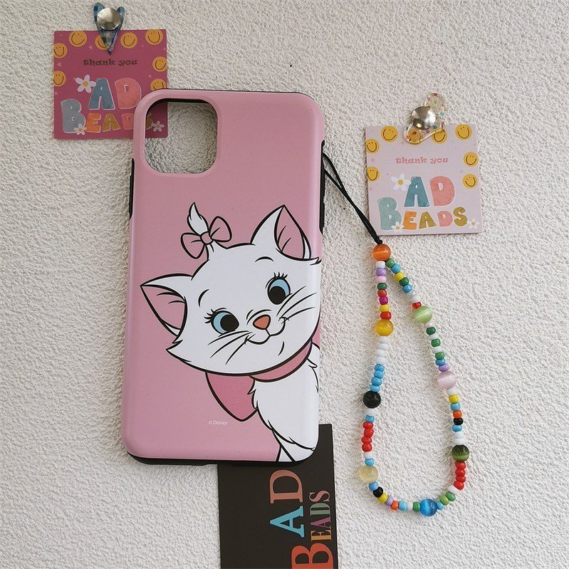 Wholesale Fashion Accessories Heart Colorful Beaded Cell Case Kawaii Candy Acrylic Star Pink Lanyard Straps Mobile Phone Charms