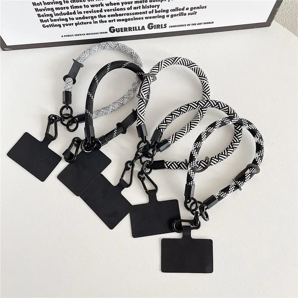 Luxury Snake Texture 10mm Wrist Strap Lanyard Anti-loss Short Rope Mobile Phone Case Accessories