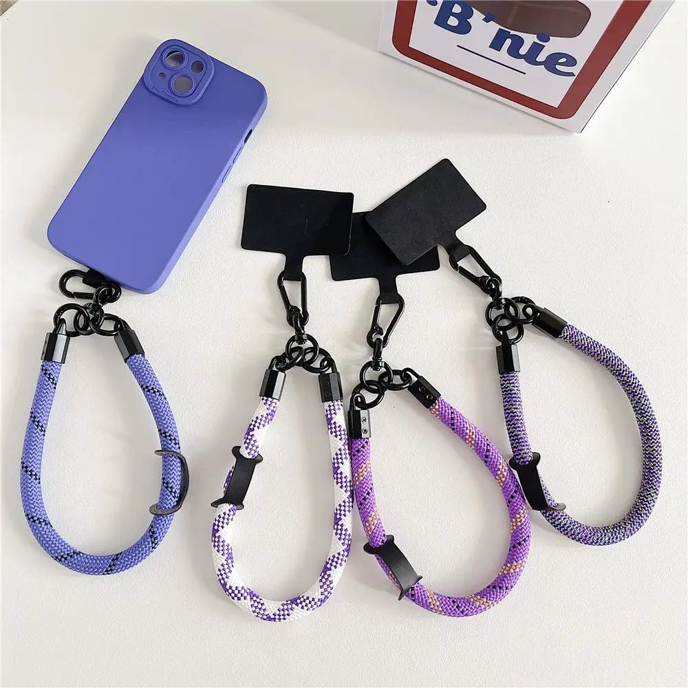 Luxury Snake Texture 10mm Wrist Strap Lanyard Anti-loss Short Rope Mobile Phone Case Accessories