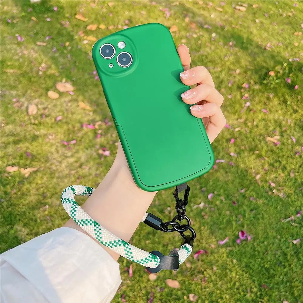 Luxury Snake Texture 10mm Wrist Strap Lanyard Anti-loss Short Rope Mobile Phone Case Accessories