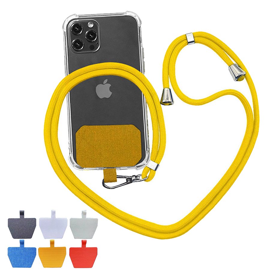 Custom Mobile Cell Phone Neck Strap Chain Lanyard With Tab Patch Detachable Adjustable Hanging Holder Rope Lanyards