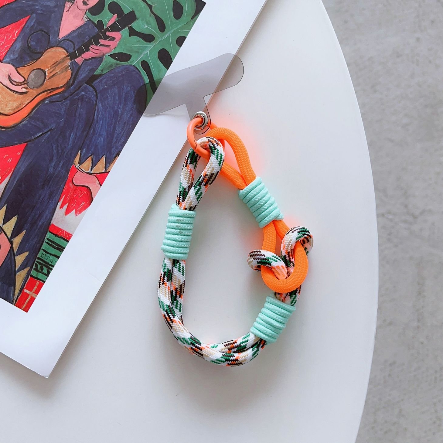 Mobile Phone Accessories Hanging Cell Phone Strap Color Short Lanyard Double-Headed Lock Buckle Portable Bag Pendant Chain