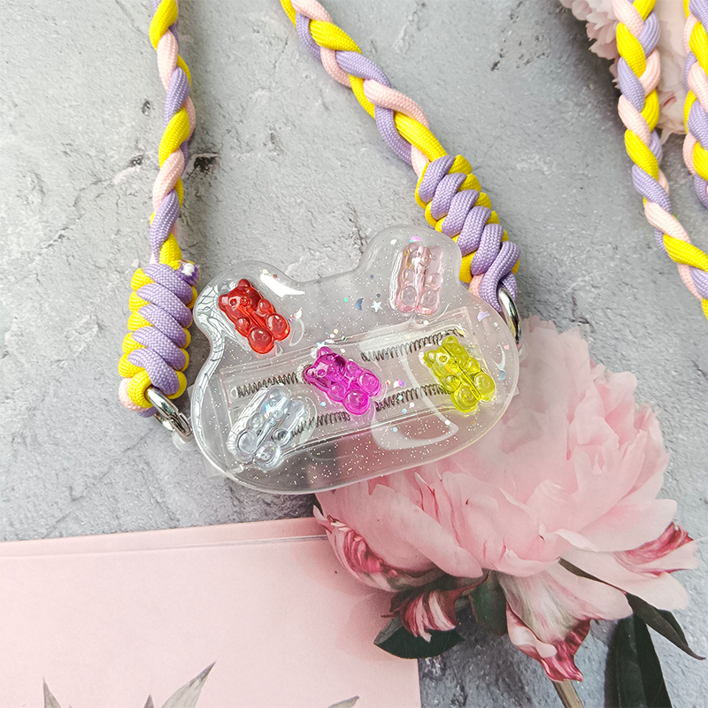120cmmobile phone lanyard, simple and creative weaving rope, universal female personality rope mobile phone accessories