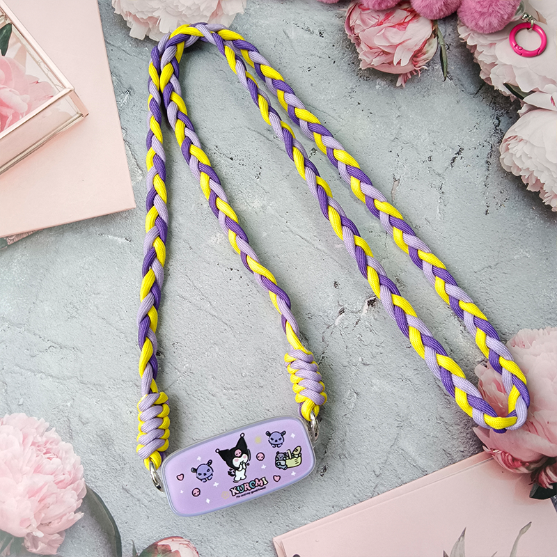 120cmmobile phone lanyard, simple and creative weaving rope, universal female personality rope mobile phone accessories
