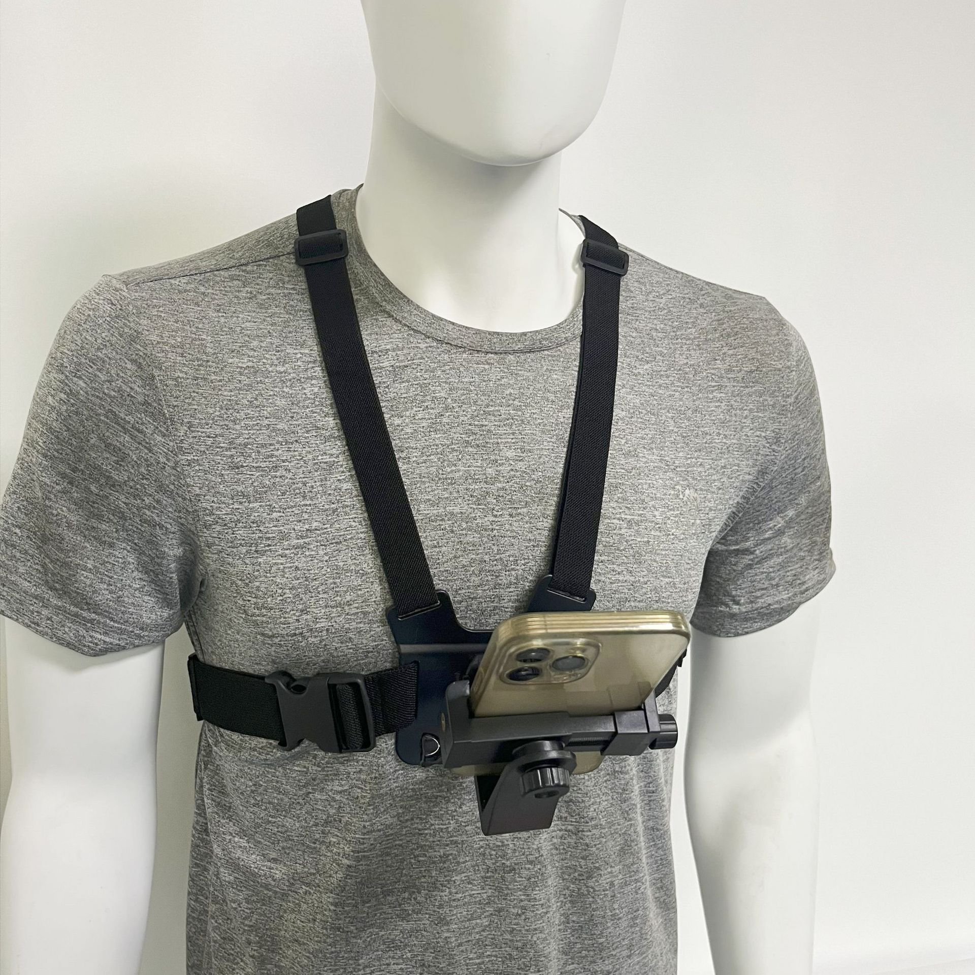 2 in 1 Mobile Phone Chest Strap Harness Belt Mount for Gopros Hero 11 9 8 Max Insta360 one Sports Action Camera Accessories