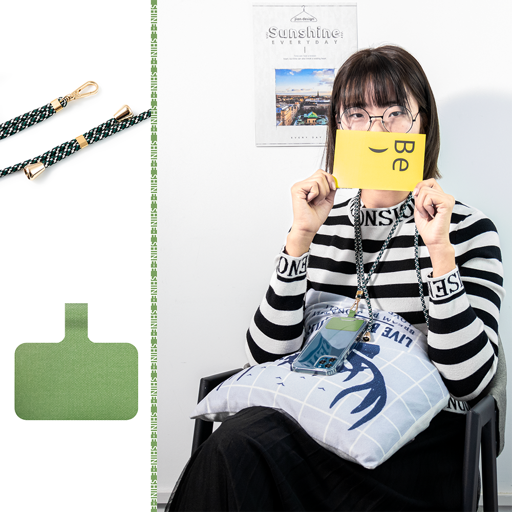 Mobile Phone Cover Accessories Universal Crossbody Lasso Necklace Rope Patch Strap Tab Tether Cell Phone Case Lanyard For Iphone