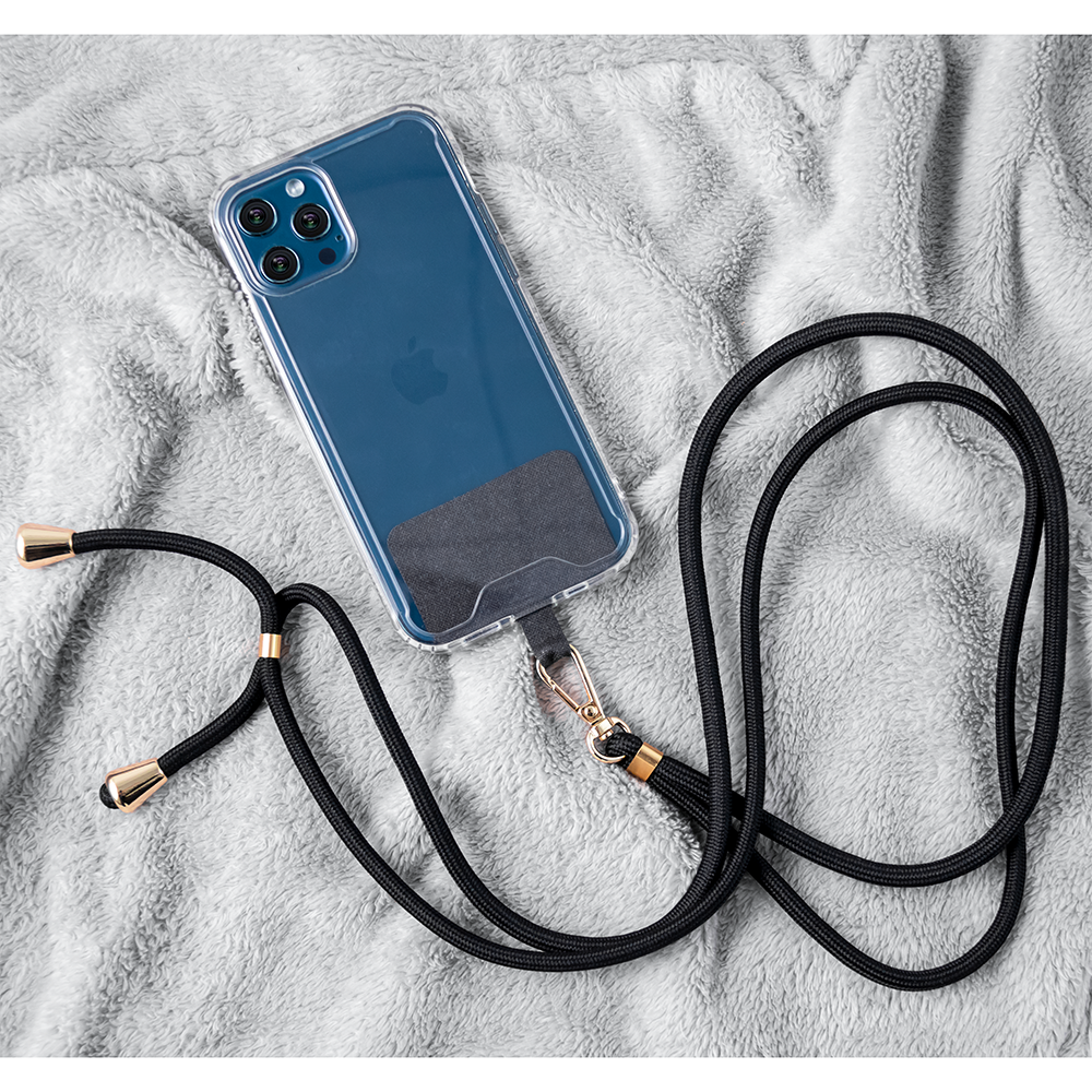 Mobile Phone Cover Accessories Universal Crossbody Lasso Necklace Rope Patch Strap Tab Tether Cell Phone Case Lanyard For Iphone