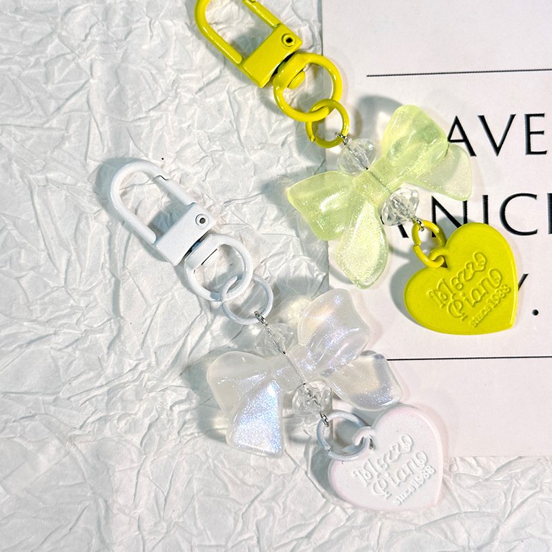 New glow-in-the-dark bow small pendant Mobile phone chain Headphone bag accessories mobile phone chain