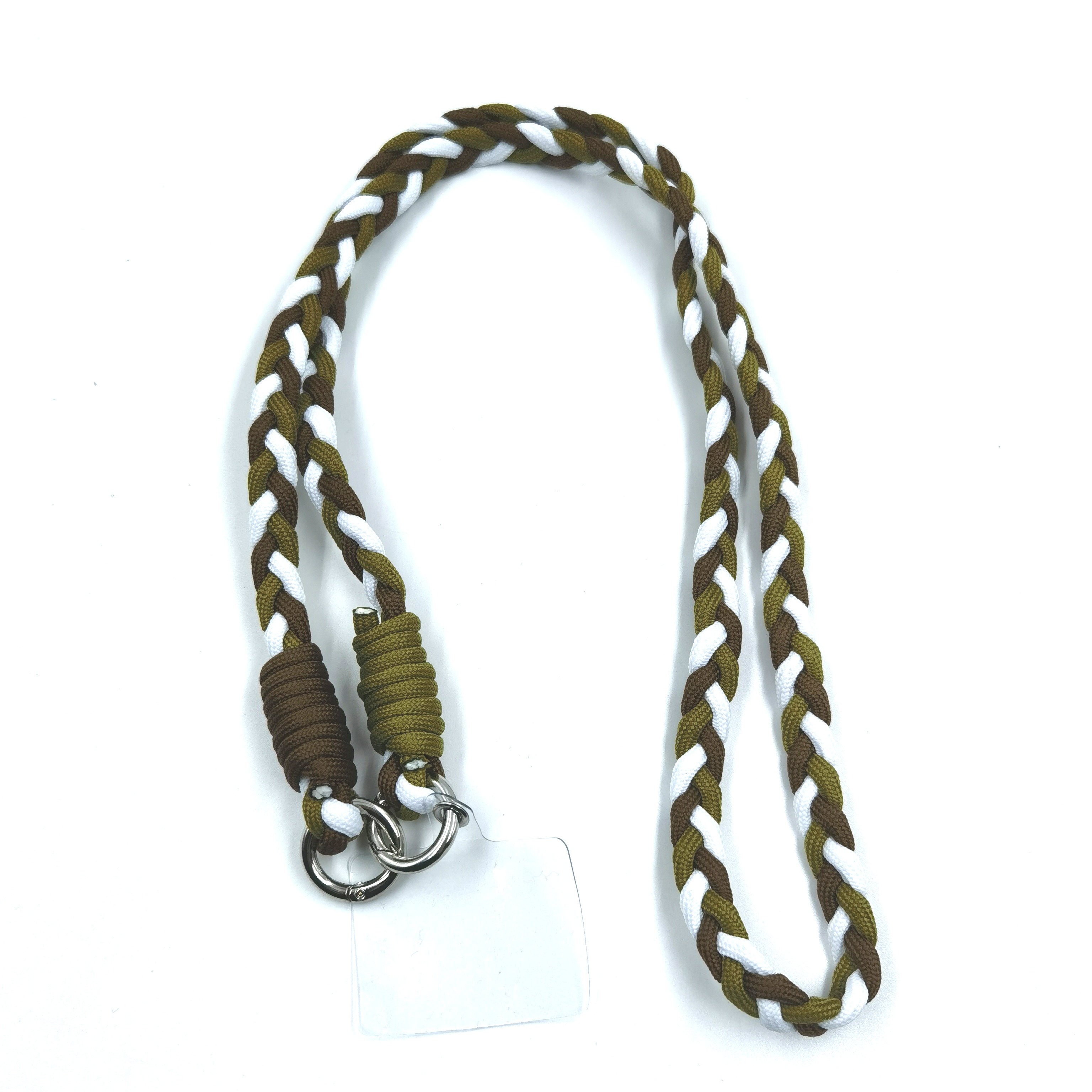 Hot selling high-quality shoulder strap, mobile phone lanyard, three strand colored lanyard