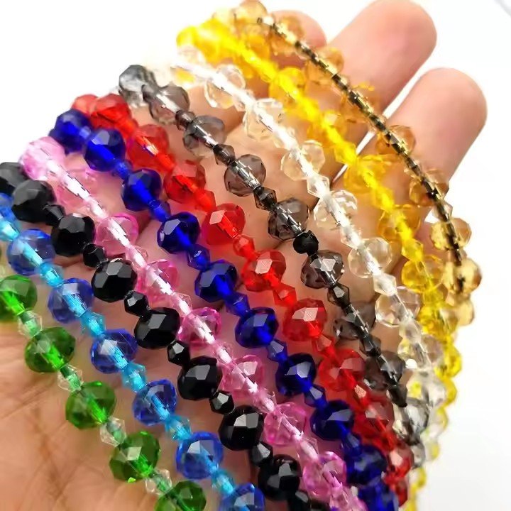 Cute Crystal Beads Phone Strap Charm Cell Phone Accessories Chain Wrist Strap Bracelet For Girls Mobile Phone