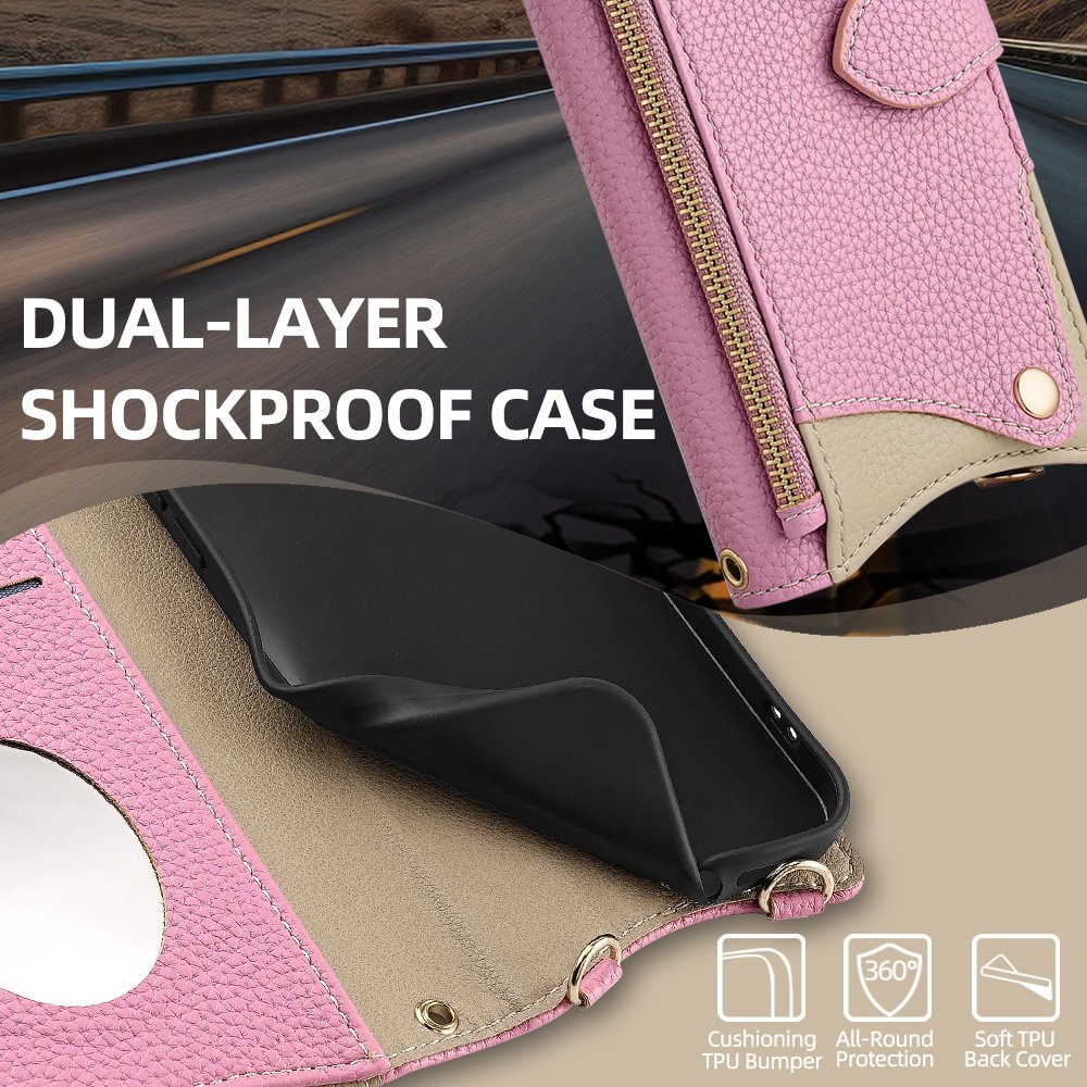 Trend Multifunction Wallet For Oneplus Nord Ace N30 N10 N20 2 SE 3 6 8 10 12 Pro Leather Flip Mirror Mobile Phone Case Holder