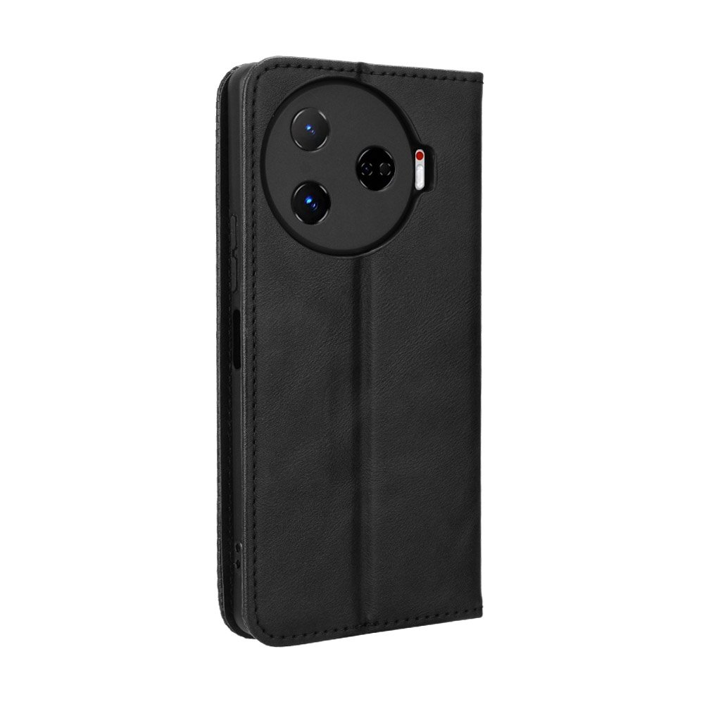 For Tecno Camon 30 Pro Wallet Case, PU Leather Magnetic Closure Stand Card Slots Holder Flip Mobile Phone Cover For Camon 30 Pro