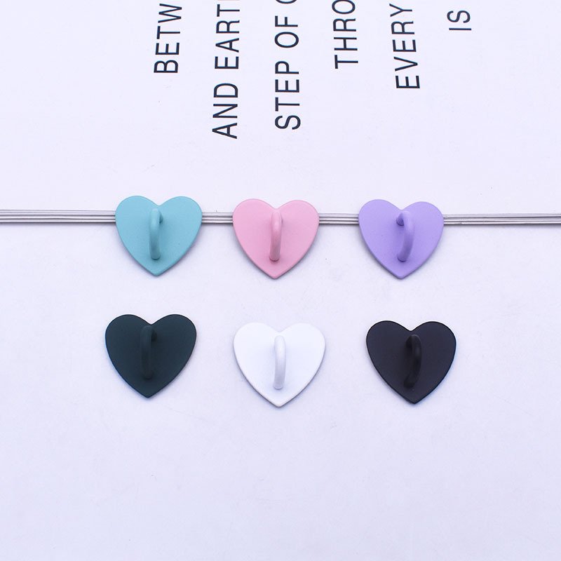 Cell Phone Charm Hook Adhesive Metal Phone Finger Grip Creative Universal DIY Ring Holder For Cell Phone Charm Hook