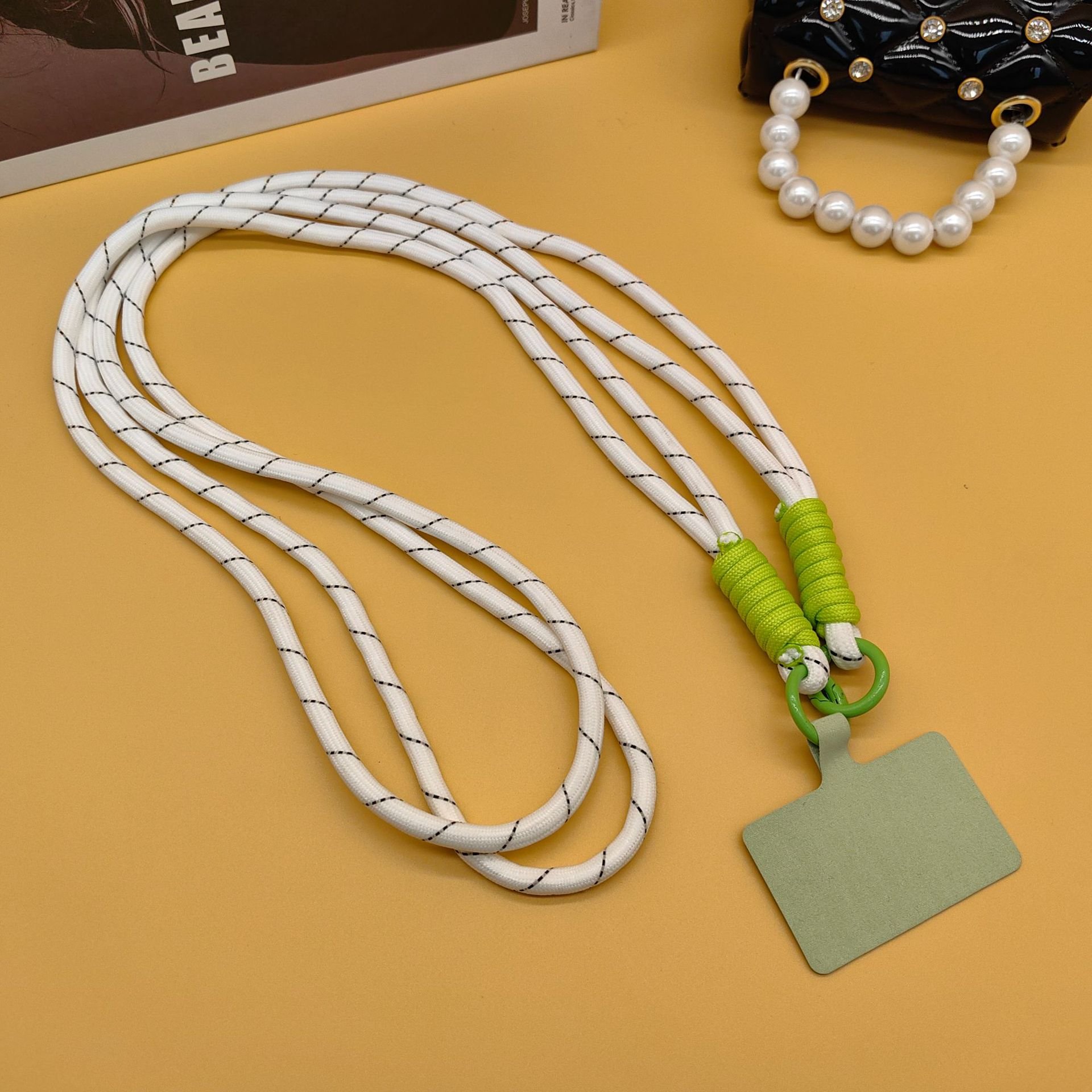 Hot Selling Universal Anti-Lost Braid Wrist Strap Colored Nylon Mobile Phone Lanyard Phone Accessories Hand Rope