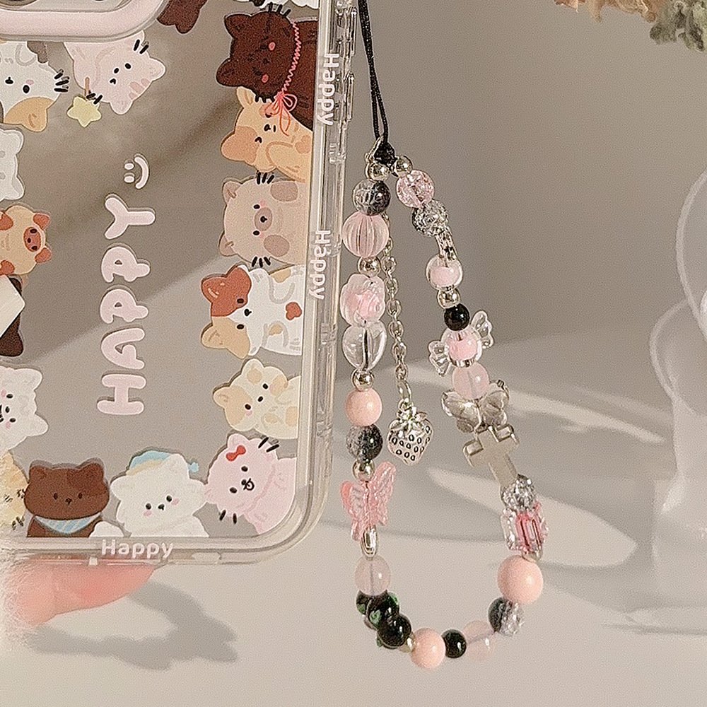 Fashion Cell Phone Accessories Phone Charms Wrist Lanyard Bags Pendant Keychains Mobile Phone Straps