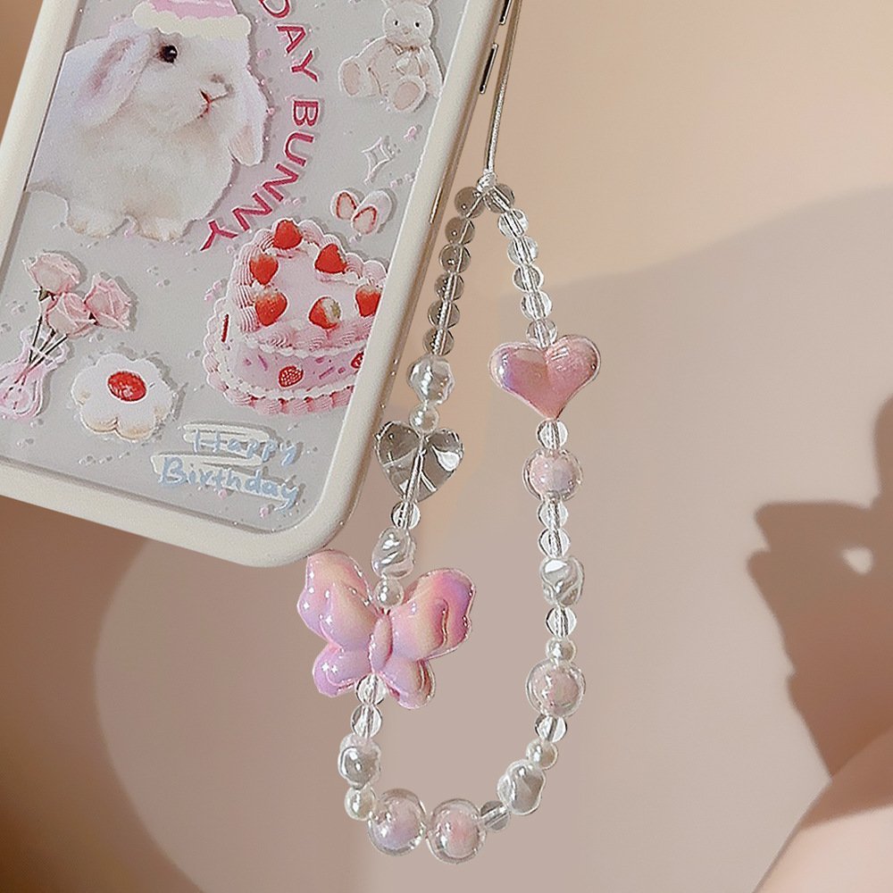 Fashion Cell Phone Accessories Phone Charms Wrist Lanyard Bags Pendant Keychains Mobile Phone Straps