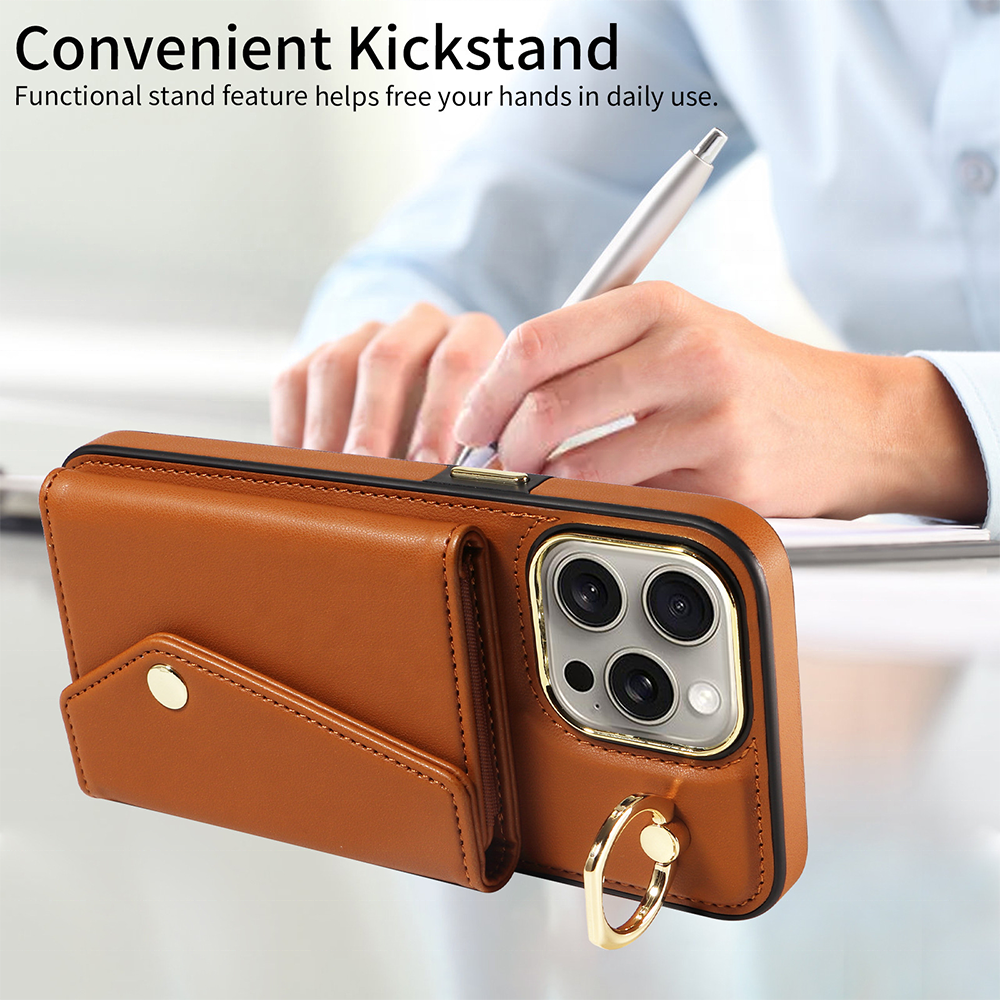 High Quality Wallet Phone Cases & Bags Leather Back Magnetic Cover For iPhone 15 Wallet Cases