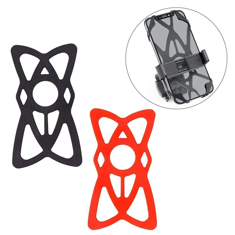 JUNNX Grip Bicycle Fasten Silicone Rubber Mobile Phone Rubber Band Go Pro Chest Head Strap for Gopro Hero Insta360 Sports Camera