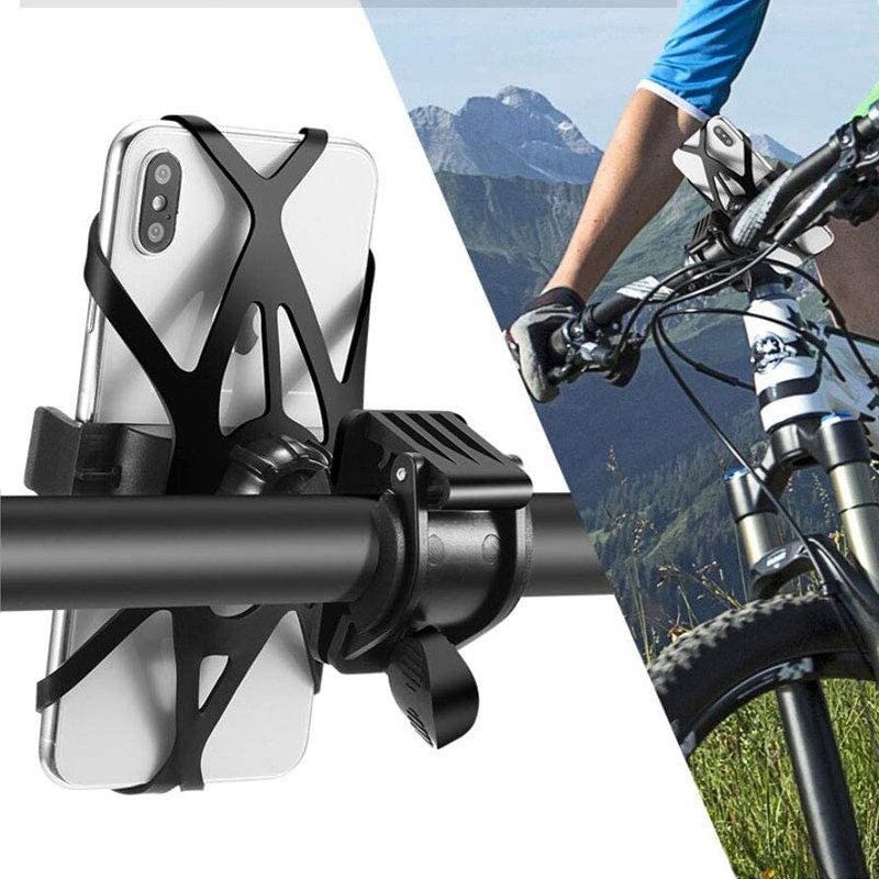 JUNNX Grip Bicycle Fasten Silicone Rubber Mobile Phone Rubber Band Go Pro Chest Head Strap for Gopro Hero Insta360 Sports Camera