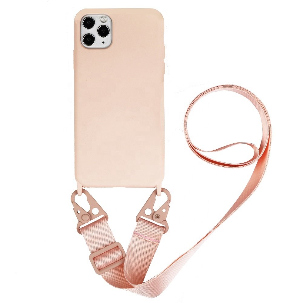Necklace Crossbody Lanyard silicone Phone Case For iPhone 13 16 14 15 Pro Max XS 6 7 8 PLUS Lanyard Neck Strap Cord Rope Cover