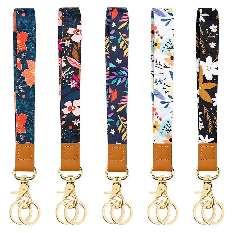Universal mobile phone lanyard short wristlet strap keychain rope wrist strap phone case