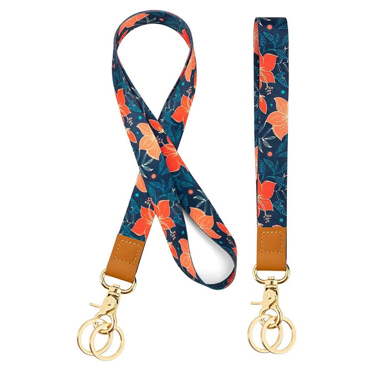 Universal mobile phone lanyard short wristlet strap keychain rope wrist strap phone case