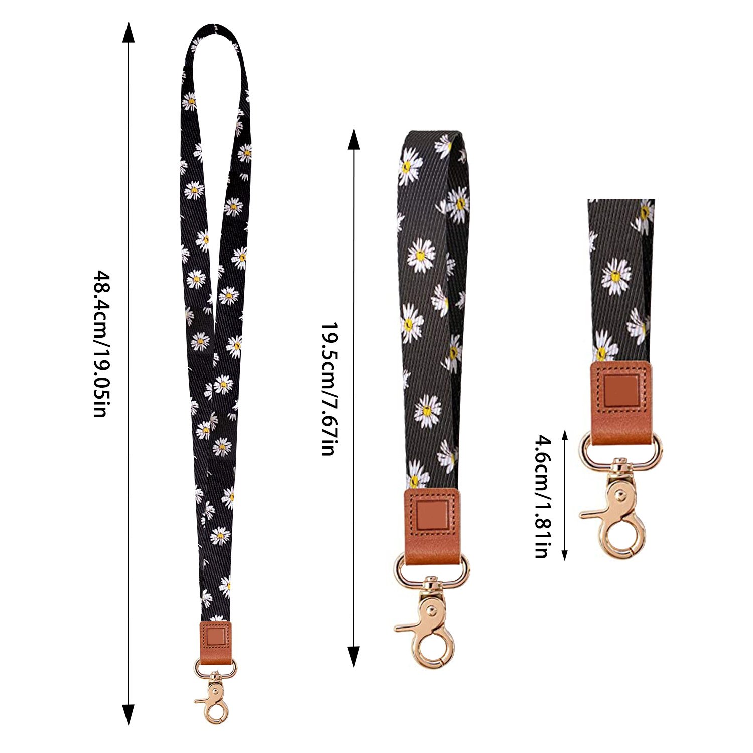 Universal mobile phone lanyard short wristlet strap keychain rope wrist strap phone case