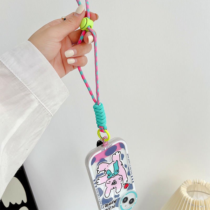 Long and Short Sports-Style Hanging Rope Strap for Men and Women Personalized X Samx Design Mobile Phone Case Accessory
