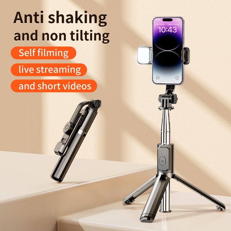 Mini 100cm Selfie Stick with Remote Control for Mobile Phones Portable Video Camera Stand and Tripod Holder