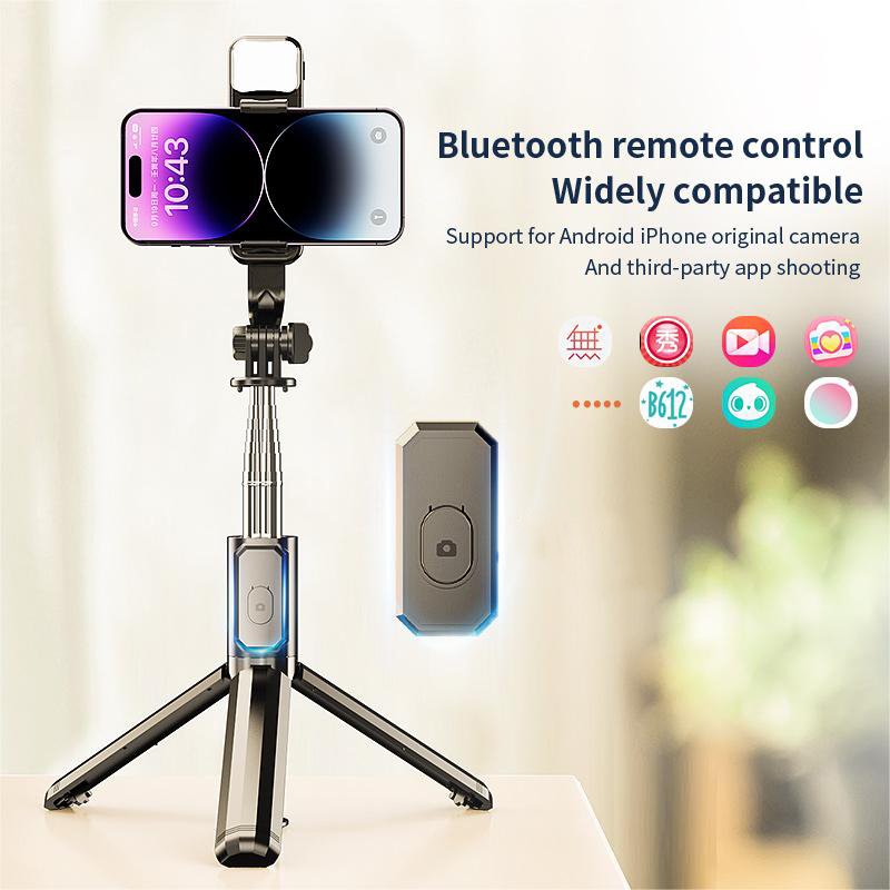 Mini 100cm Selfie Stick with Remote Control for Mobile Phones Portable Video Camera Stand and Tripod Holder