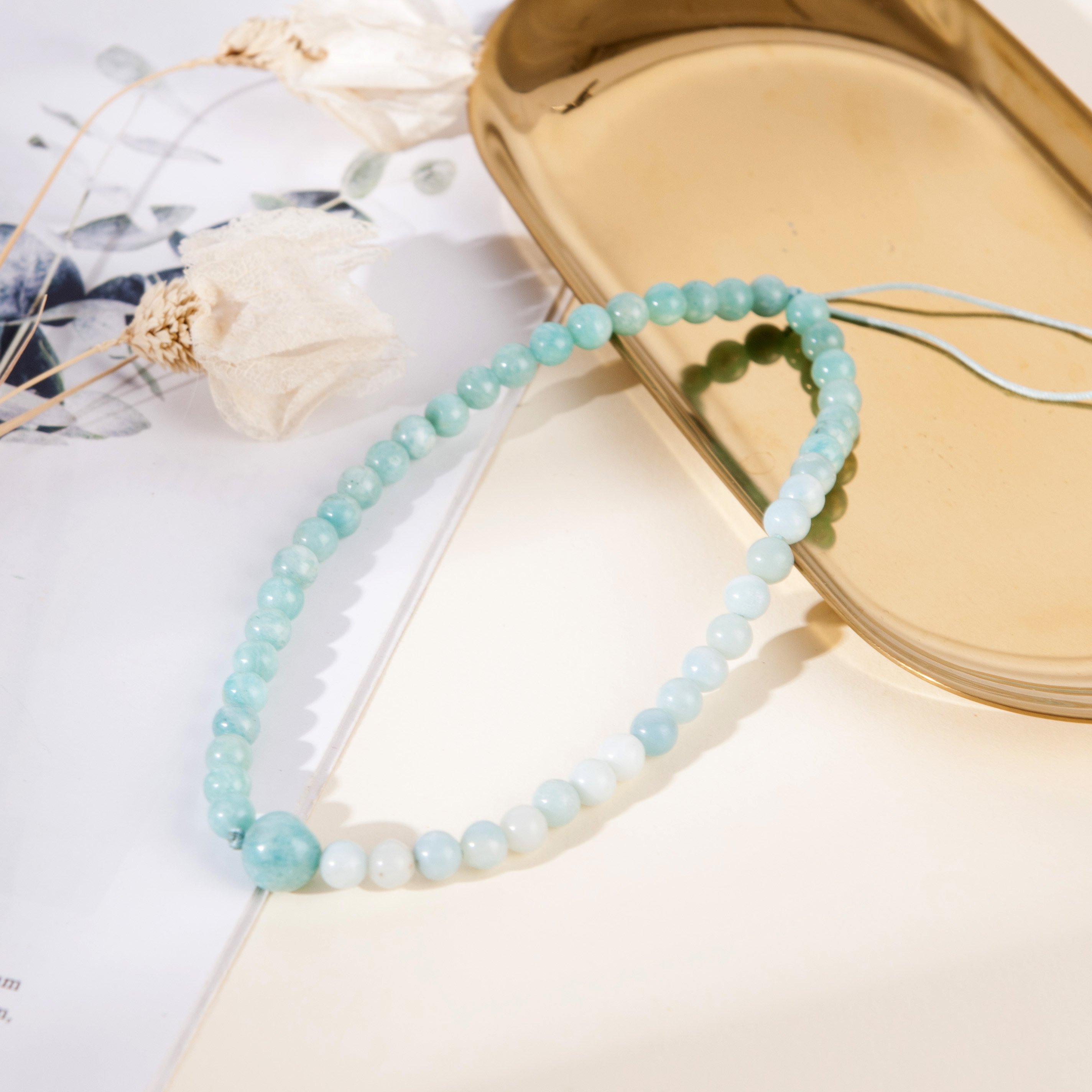 2024 Fashion women mobile diy phone phone chain accessories customized natural labradorite stone beads chain strap