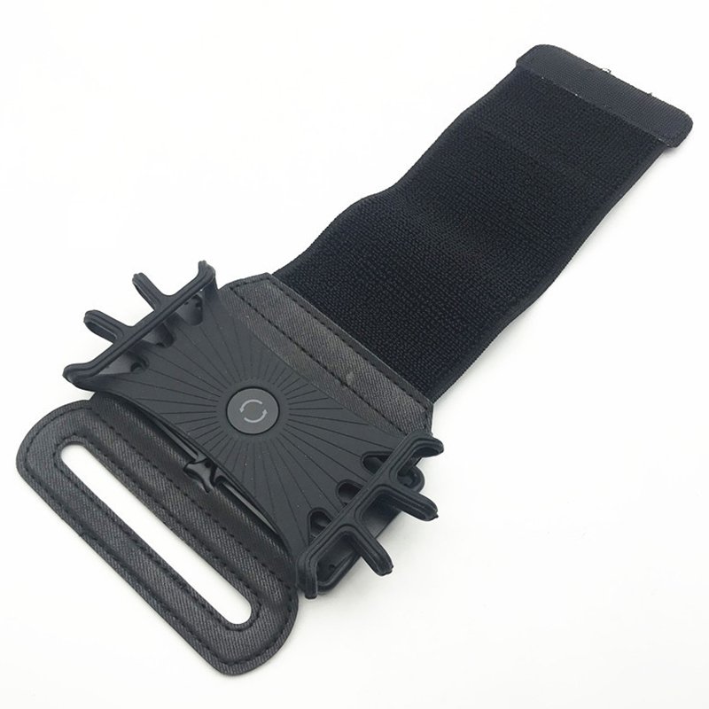 2024 Hot selling Sport fitness rotatable Adjustable strap Flexible Armband phone holder silicone running arm band phone holder