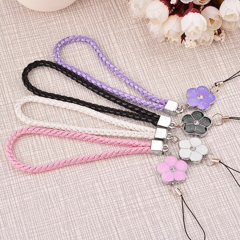 Hand Wrist Lanyard String Short Grip Lanyard Non-slip Mobile Phone Strap for Flash Drive Keychain ID Badge Holder DIY Hang Rope