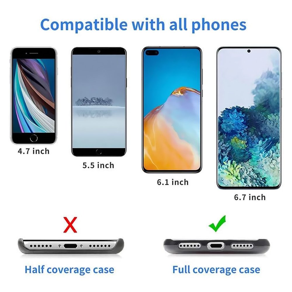 Universal Cell Phone Lanyard Crossbody Lanyard with Adjustable Polyester Nylon Neck Strap Compatible with Every Mobile Phone