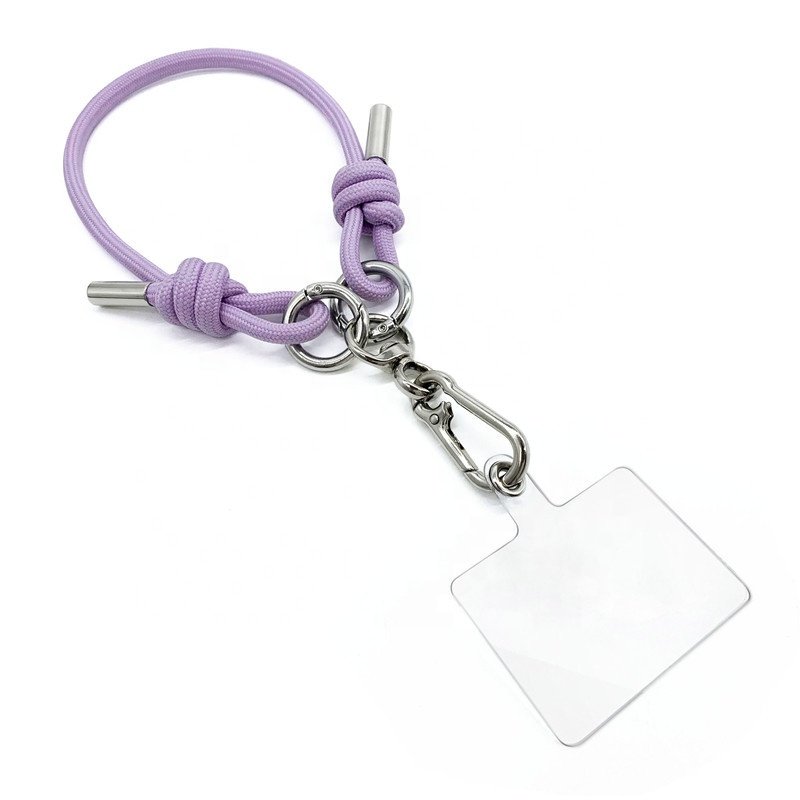 Mobile Phone Accessories cellphone short nylon hang rope wrist holder finger hand strap gold lanyard for phone case