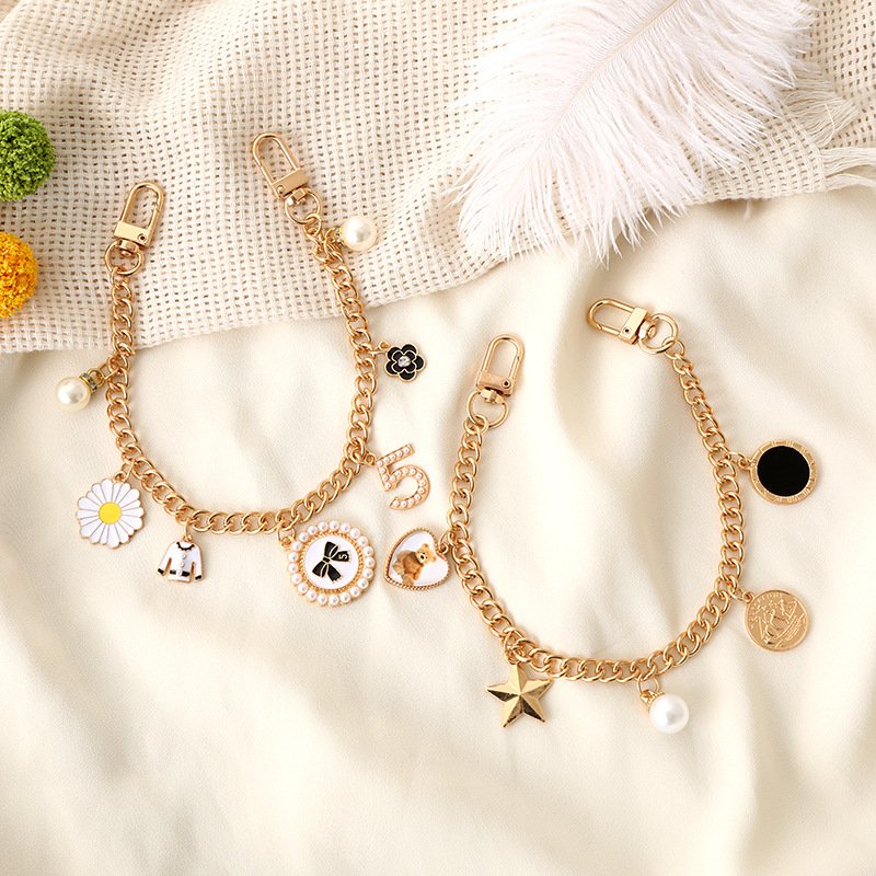 Xiaoxiangfeng New Chain Hand Mobile Phone Case Keychain Lanyard Wrist Bag with Hanging Chain Prevent Loss Strap
