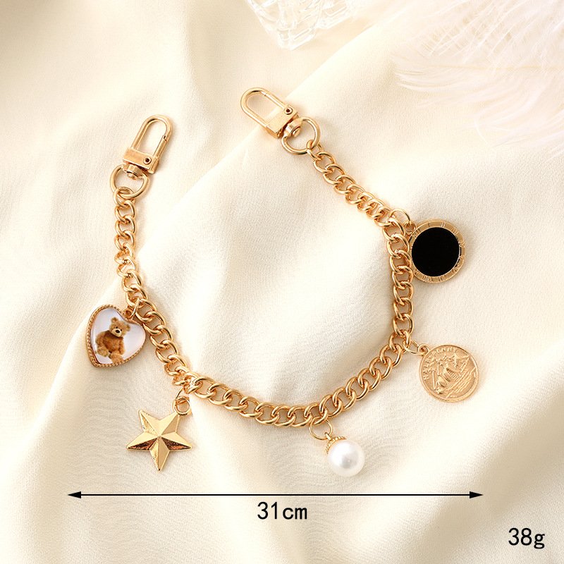 Xiaoxiangfeng New Chain Hand Mobile Phone Case Keychain Lanyard Wrist Bag with Hanging Chain Prevent Loss Strap