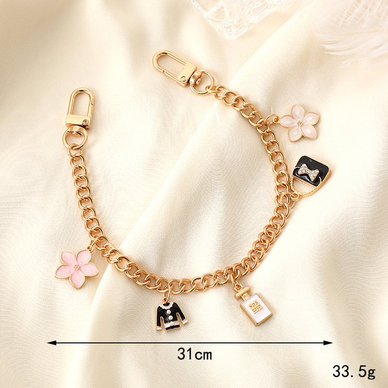 Xiaoxiangfeng New Chain Hand Mobile Phone Case Keychain Lanyard Wrist Bag with Hanging Chain Prevent Loss Strap